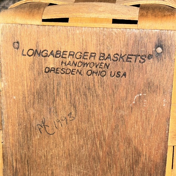 1993 Longaberger Medium Basket Purse - Picture 5 of 11